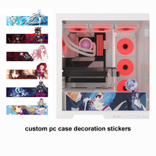 Загрузить изображение в средство просмотра галереи, custom decrative PC chasis stickers personalized stickers Genshin Impact computer case decal
