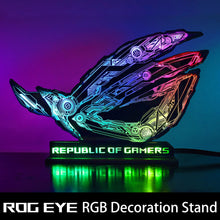 Загрузить изображение в средство просмотра галереи, customized ROG EYE ARGB figure stand pc case decoration rgb sync aura

