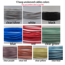 Cargar imagen en el visor de la galería, TT thermaltake full modular psu customized cables sleeved silver plated cable

