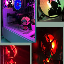 Cargar imagen en el visor de la galería, DreambigbyRay MOD 120mm customized laser fan grills decoration support custmoized
